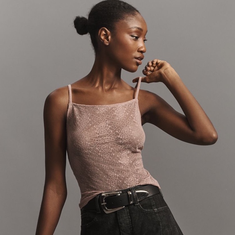 Anthro Lace Cami - Picture 3 of 11
